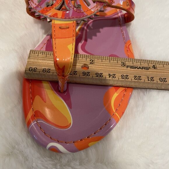 Women’s Shoes Thong Sandals Size 6 NEW Orange Tie Dye Circus NY By Sam Edelman - Picture 5 of 14